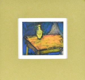Eugeniusz TUKAN-WOLSKI (1928-2014), Martwa natura na pomarańczowym obrusie