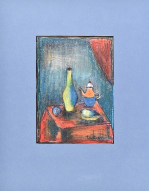 Eugeniusz TUKAN-WOLSKI (1928-2014), Martwa natura na stole