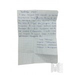 Wojna w Ukrainie 2022-2024 -List Do Żołnierza na Froncie Wysłany Przez Ucznia z Miasta Czeboksary (Czuwaszja)