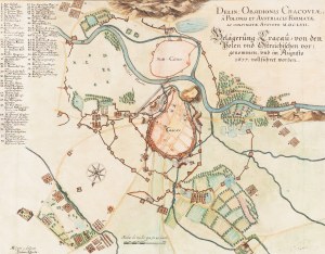 Isidoro Affaita starszy (1622 Valsolda - 1684), Oblężenie Krakowa w czasie potopu szwedzkiego, 1667