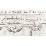 Matthäus Merian (1593 Basel - 1650 Schwalbach), Battle for Warsaw during the Polish-Swedish War, day three, July 30, 1656, 1743