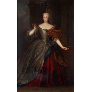 Dresden Workshop, Portrait of Christina Eberhardine Hohenzollern, early 18th century.