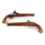 Paire de pistolets, Lazarino, Italie, fin du XVIIe siècle.