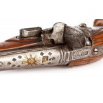 Paire de pistolets, Lazarino, Italie, fin du XVIIe siècle.