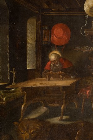 Christian Johann Bendeler (1688 - 1728), Święty Hieronim w celi, XVIII w.