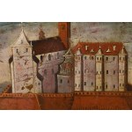 Polish painter, 17th century, Jasna Gora Monastery and Our Lady of Czestochowa (double-sided painting), 17th century.