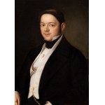 Polish painter, 19th century, Portrait of Lieutenant August Gierszta's son