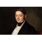 Polish painter, 19th century, Portrait of Lieutenant August Gierszta's son