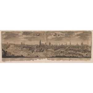 Friedrich Bernhard Werner (1690 Topola - 1776 Wrocław), Panorama Wrocławia od południa, 1740