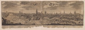 Friedrich Bernhard Werner (1690 Topola - 1776 Wrocław), Panorama Wrocławia od południa, 1740