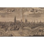 Friedrich Bernhard Werner (1690 Topola - 1776 Wrocław), Panorama Wrocławia od południa, 1740