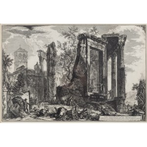 Giovanni Battista Piranesi (1720 Mogliano Veneto - 1778 Řím), Tempio della Sibilla in Tivoli, kolem 1761