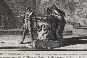 Giovanni Battista Piranesi (1720 Mogliano Veneto - 1778 Rzym), Tempio di Bacco, XIX w.