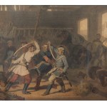 Antoni Zaleski (1824 - 1885), Duel, Images from Memoirs of J. Ch. Pasek Album De Wilno, circa mid-19th century.