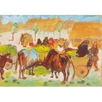 Fryderyk PAUTSCH (1877-1950), Targ na Kresach, ok. 1930