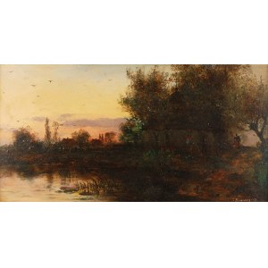 Seweryn BIESZCZAD (1852-1923), Zachód słońca