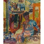 Hanna RUDZKA-CYBISOWA (1897-1988), Portret we wnętrzu