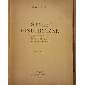 Historic styles Henry Cieśla 1930.