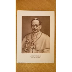 Pius XI cegiełka Akcja Katolicka Łuck Wołyń 1939 r.