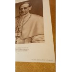 Pius XI cegiełka Akcja Katolicka Łuck Wołyń 1939 r.