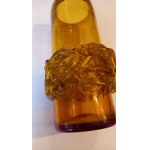 Braided glass vase designed by Jerzy Szłuczan-Orkusz 1970s.
