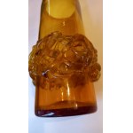 Braided glass vase designed by Jerzy Szłuczan-Orkusz 1970s.