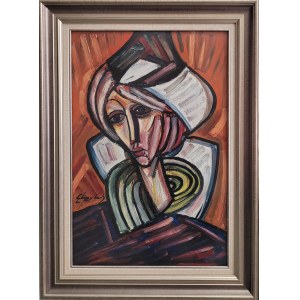 Eugeniusz Gerlach, Portrait of a Flemish Woman, 1972