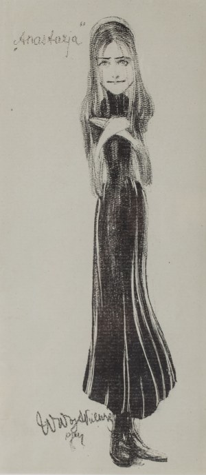 Witold Wojtkiewicz (1879 - 1909), Jadwiga Mrozowska, jako Anastazja