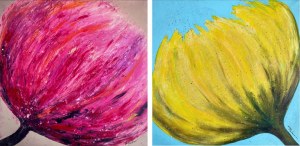 Paulina Anna Leszczyńska, Pink and Yellow (dyptyk), 2024
