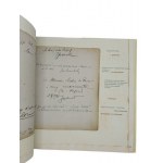 Beata Dorosz - Guest book by Jan Lechoń, 1999.