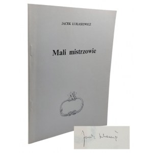 Jacek Łukasiewicz - Mali mistrzowie, 1993 r. AUTOGRAF