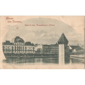 Postcard Gruss aus Leuzern