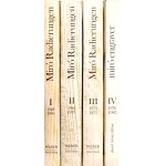 Joan Miró. Radierungen 4 volumes (complete), 1984-2001
