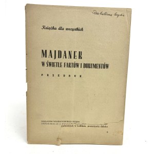 Majdanek w świetle faktów i dokumentów.