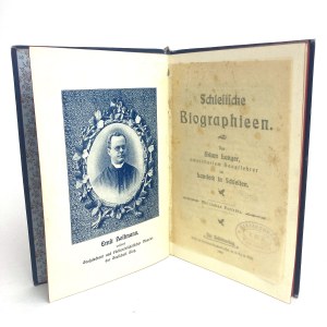 [Silesian biographies]. Langer Adam - Schlesische Biographieen.