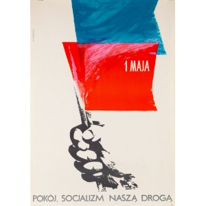 proj. Gustaw MAJEWSKI (1909-1966), May 1. Peace, socialism our way, 1965