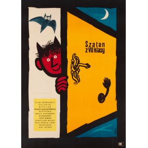 proj. Jerzy FLISAK (1930-2008), Satan from Class VII, 1961