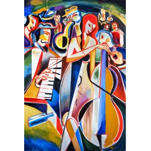 Maciej CIEŚLA (b. 1988), Jazz and night, 2024