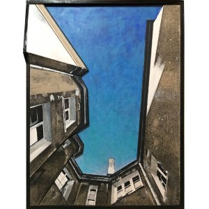 Łukasz GAWROŃSKI (né en 1979), Maison dans le ciel, 2024