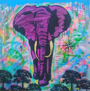 Mateusz STRONK (ur. 1994), Pink Elephant, 2024
