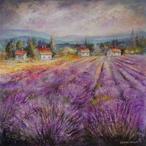 Anna SANDECKA-LĄKOCY (ur. 1970), Lavender Fields, 2024