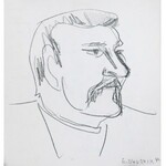 Edward DWURNIK (1943-2018), Para rysunków, 1990