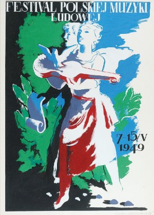 Tadeusz GRONOWSKI (1894-1990), Festiwal Polskiej Muzyki Ludowej, 1949