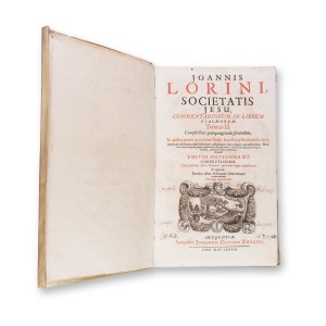 LORIN, Jean: Commentarii in librum Psalmorum II.