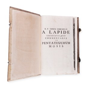 LAPIDE, Cornelius Cornelii (?-1637): Commentaria in pentateuchum Moses I.-III.