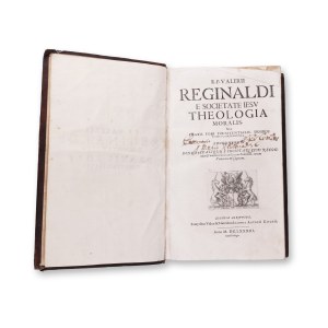 REGNAULT, Valere (1545-1623): Theologia moralis