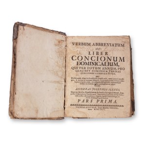 ILLYES, Andreas Josephus: Verbum Abbreviatum I.+II.