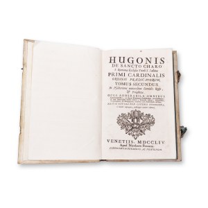 DE SANCTO CARO, Hugo (1200-1263): Primi Cardinalis Ordinis Praedicatorum II.