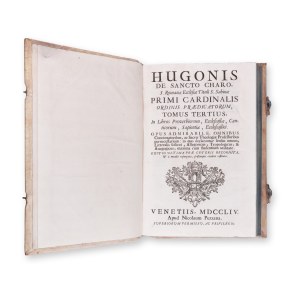 DE SANCTO CARO, Hugo (1200-1263): Primi Cardinalis Ordinis Praedicatorum III.
