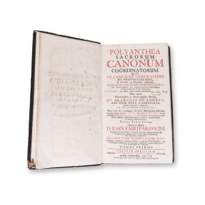 PARAVICINI, Joan. Paolo (1864-1911): Polyanthea Sacrorum I.